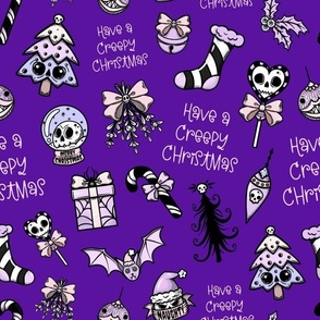 have a creepy christmas deep purple