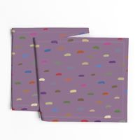 Colorful, Rainbow, Drops, Confetti, Light Purple, Purple, JG Anchor Designs