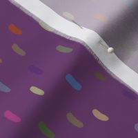 Colorful, Rainbow, Drops, Confetti, Dark Purple, Purple, smallest size, JG Anchor Designs