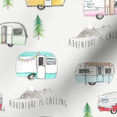Retro Campers//Adventure is calling - Med