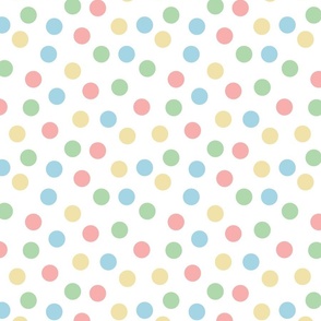 Simply Sweet-Candy Disks, Large dots, that coordinates with 1960s candies of an era.
