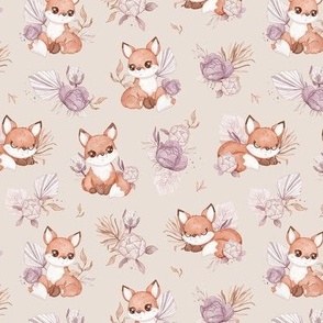 Boho Baby Fox - SMALL - beige