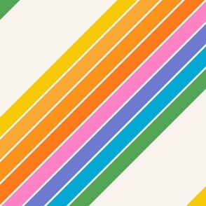 Candy Stripe // Rainbow Brites