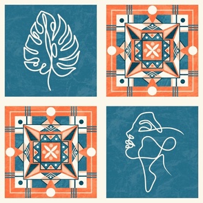 Moroccan tiles design