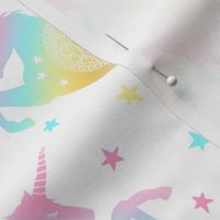 Pastel Rainbow Unicorn Pattern
