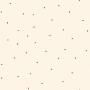 Sand Polka Dots x Cream