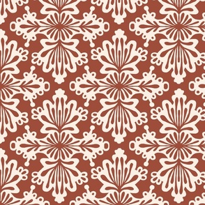 Paper-cut Bloom: Terracotta