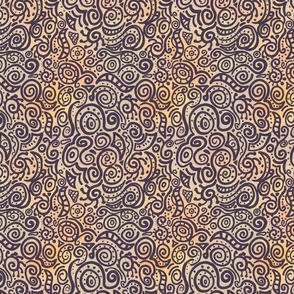 small-Native Patterns of Oceania-lighter tan
