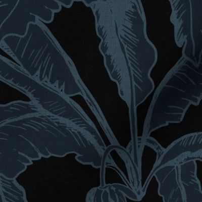 MUSA BASJOO FOR YOU  - MIDNIGHT BLUE ON BLACK 