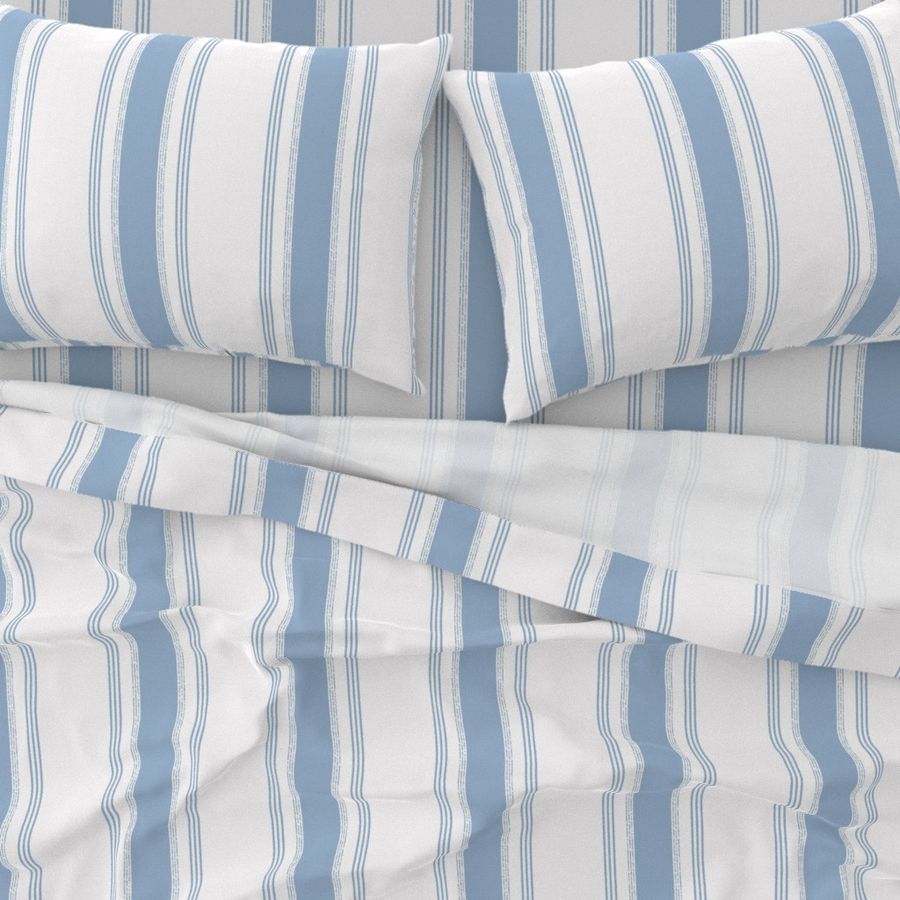 French Ticking in chambray