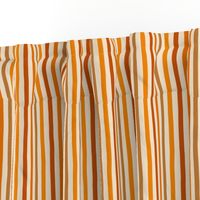 Jungle Multicolour Stripes - Burnt Orange, Caramel and Cream