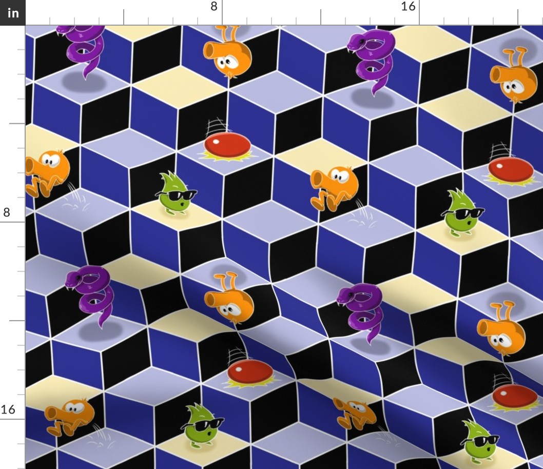 Qbert 3D Checkered