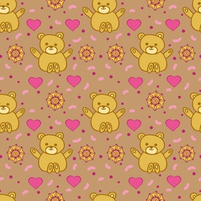 Teddy bear pattern