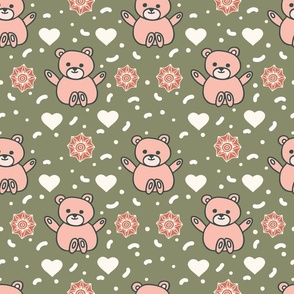 Teddy bear pattern