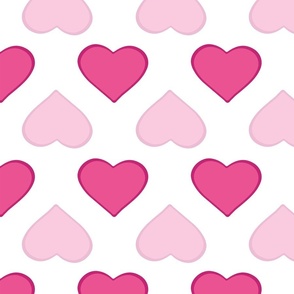 Pink love pattern.