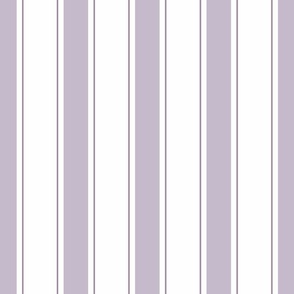 Bella Petals Coordinate - Summer Awning Solid Stripe - Amethyst Purple