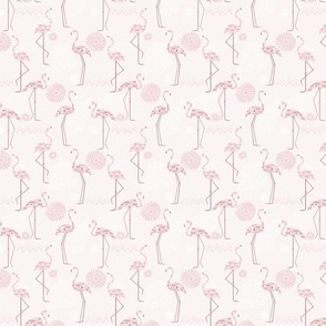 Flamingo Vibes Monochrome Pink - Small