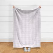 Lilac Windowpane on White