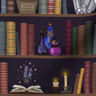 Magic Bookshelf (Darker)