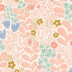 Aria Floral Collection - Spring Meadow - Light