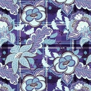 Plaid Purple Chintz Small Scale