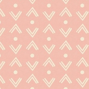 Simple arrow - color coordinate for aara palm floral - natural/pink AND pink/navy