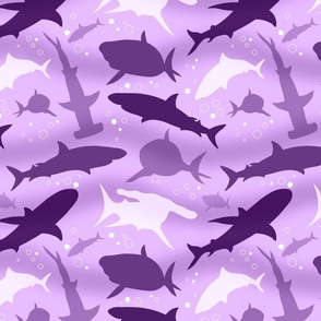 Purple Frenzy Sharks