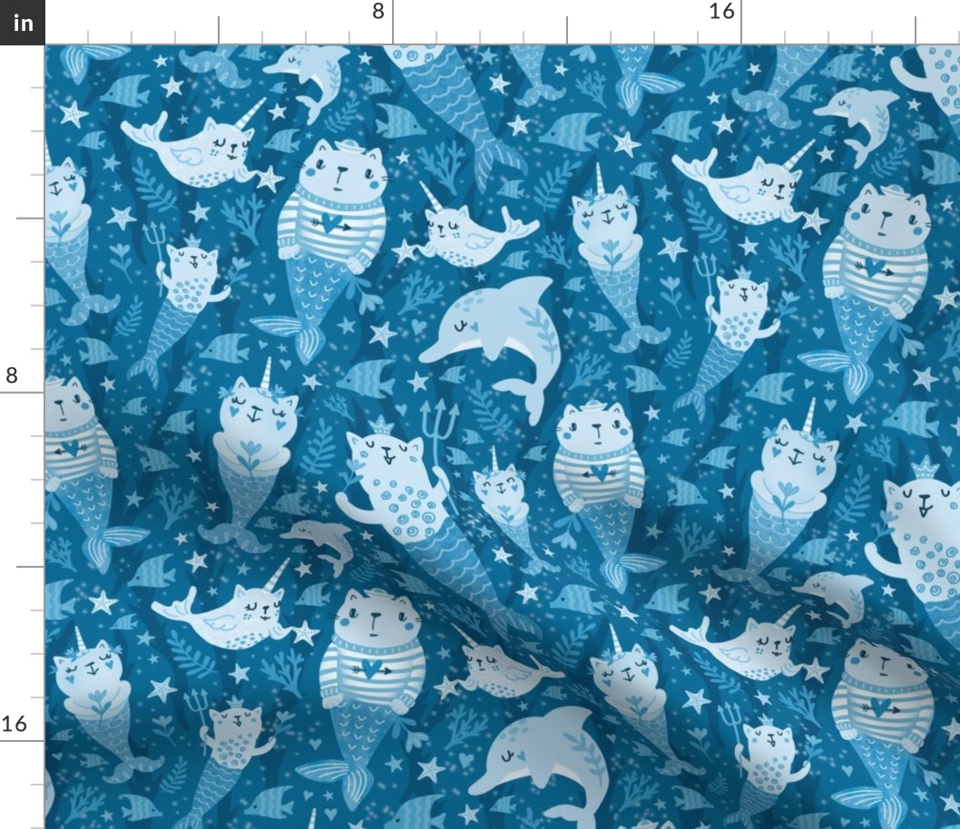 whimsical sea cats