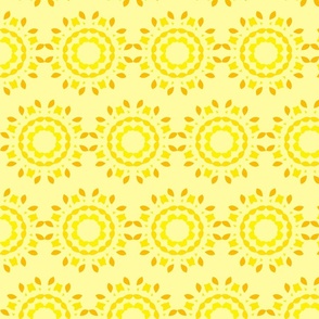 Yellow Sunburst