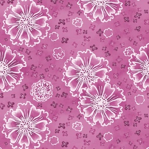 Berry Smoothie Meadow Flowers (18" repeat)