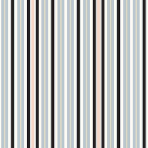 Pale Blue & Pink Stripe