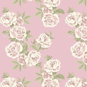 Victorian Rose Garden, Dusty Rose by Brittanylane