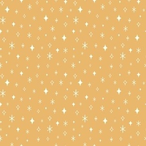 Christmas Holiday Merry and Bright Stars-Yellow