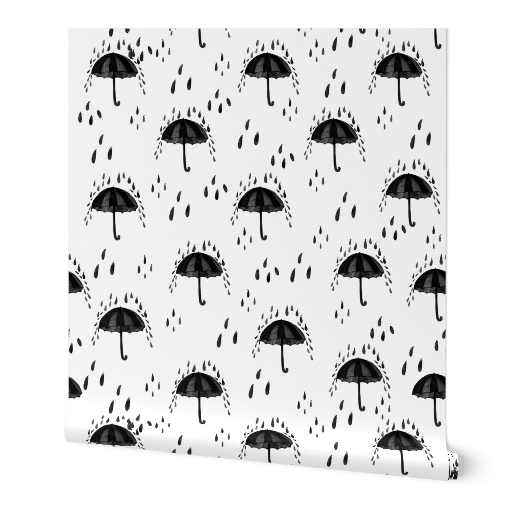 Umbrella Monochrome Black 