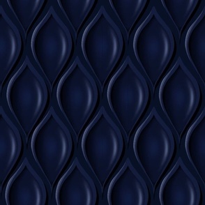 Deep dark blue wallpaper. Dark retro diamonds retro pattern by