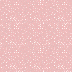Speckles|| Farmers Market Collection || cream speckles on pink by Sarah Price