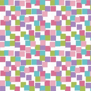 Scattered Rainbow Squares