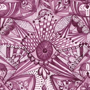 purple third eye doodle