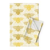 Honey Gold Sweet Bees Small Honeycomb by Angel Gerardo - Large Scale