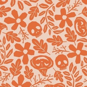 Spooky Floral - Orange