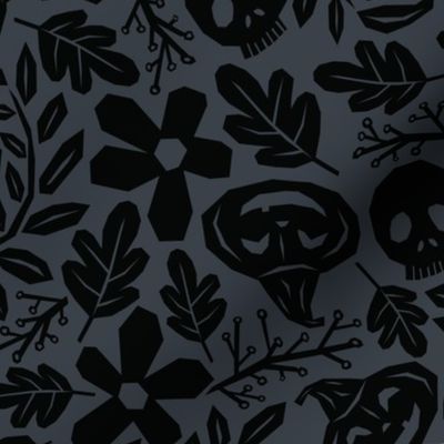 Spooky Floral - Black