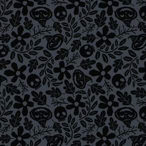 Spooky Floral - Black