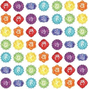 Watercolor Rainbow Chakra