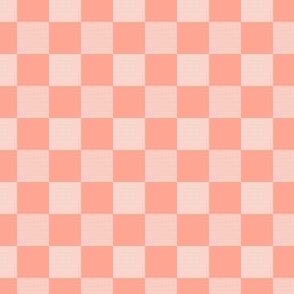 Checker with Texture_Orange Large