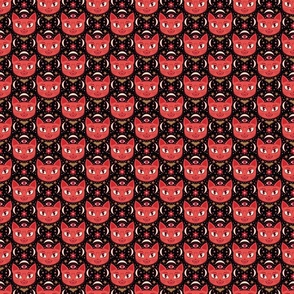 Mystical Cats in Red Devil {micro}