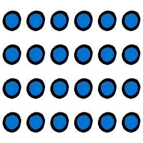 Blue Polk-a-Dots 