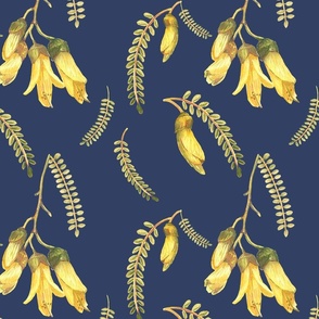 Kowhai_Navy_15x15