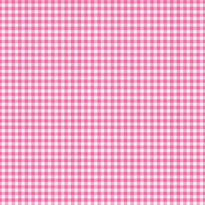 Sweet raspberry pink gingham check small