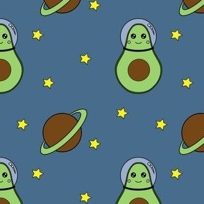 Avocado in space