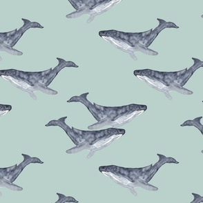 Whales on SeaFoam